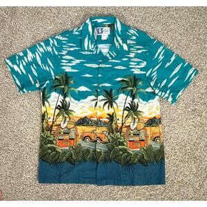 Vintage RJC LTD Hawaiian Shirt Men's Large Made in Hawaii
